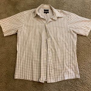 Covington Modern Fit Men's Short Sleeve Button Down Casual Shirt M 16-16.5/34-35